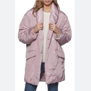 Free People women’s Ella Puffer Long Oversized Coat Size M